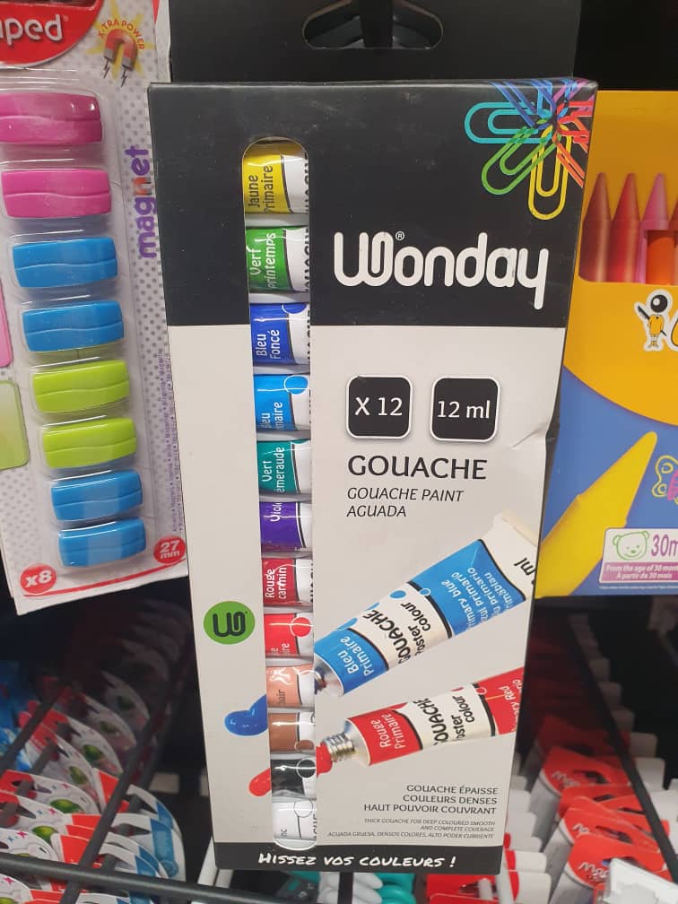 BTE 12 Tubes 12ML Gouache