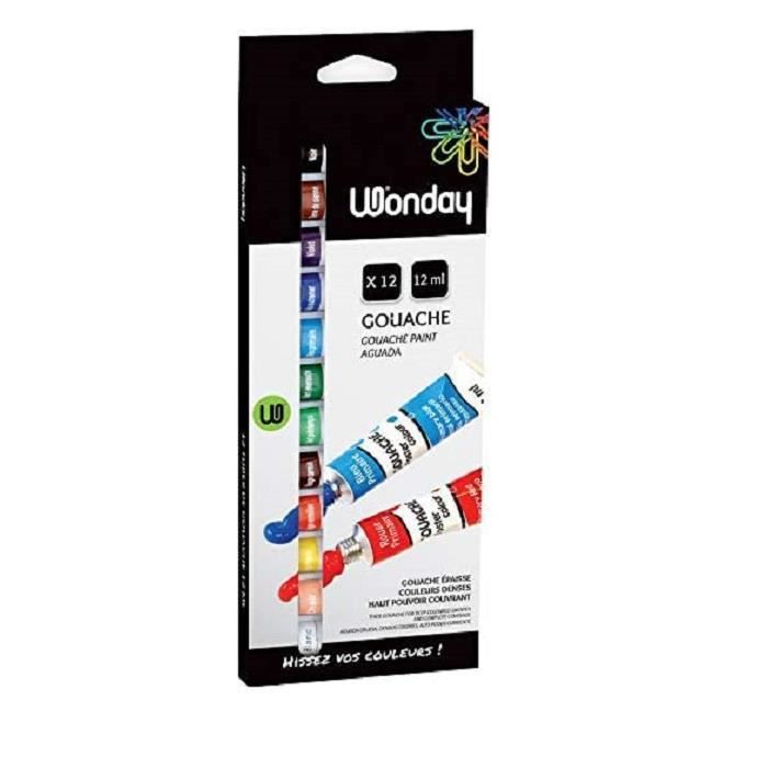 BTE 12 Tubes 12ML Gouache