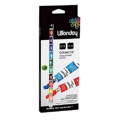 [Gouache Tubes] BTE 12 Tubes 12ML Gouache